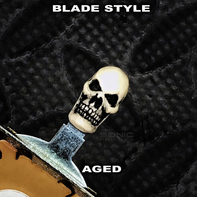 Sonic Switch Tips - Skull Face (BLADE STYLE) – Sonic Pickups